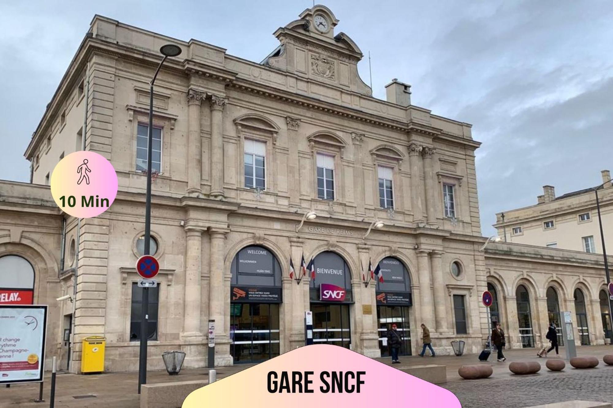 Refuge Urbain - Ideal Pro, Familles & Amis - Le Calme En Hypercentre - Wifi Haut Debit - Netflix - Machine A Laver - Gare, Cathedrale, Commerces, Restaurants & Transports En Commun A Moins De 10 Minutes A Pied Reims Exterior foto