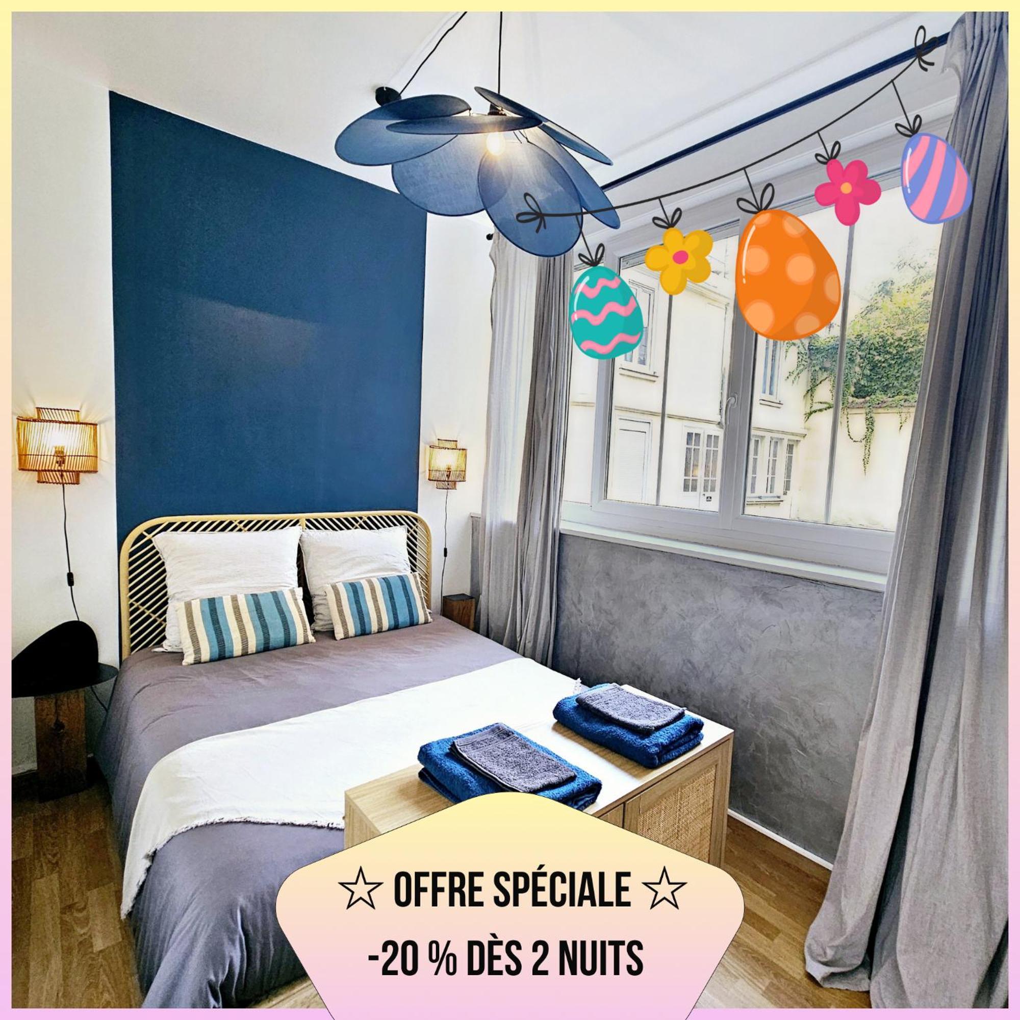 Refuge Urbain - Ideal Pro, Familles & Amis - Le Calme En Hypercentre - Wifi Haut Debit - Netflix - Machine A Laver - Gare, Cathedrale, Commerces, Restaurants & Transports En Commun A Moins De 10 Minutes A Pied Reims Exterior foto